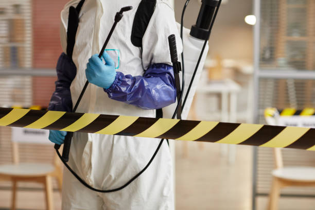 Professional Biohazard technician working in Dowling, MI
